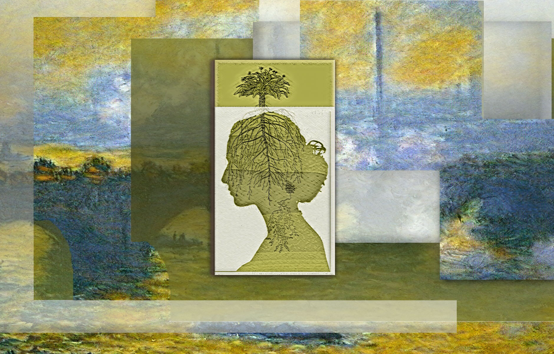 Digital Self portrait of the Pseudonym - Marion Belle Knight - Imagine Novel Story Studio Create